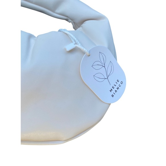 Nwt Melie Bianco Chic White Hobo Bag for Everyday Elegance - Picture 3 of 5